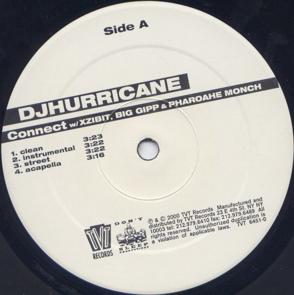 Hurricane (2) : Connect / The Life (12")