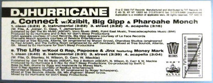 Hurricane (2) : Connect / The Life (12")