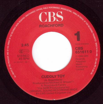 Roachford : Cuddly Toy (7", Single)