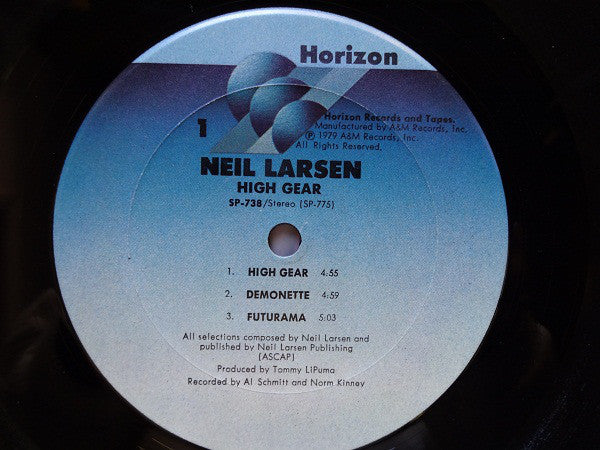 Neil Larsen : High Gear (LP, Album, Ter)