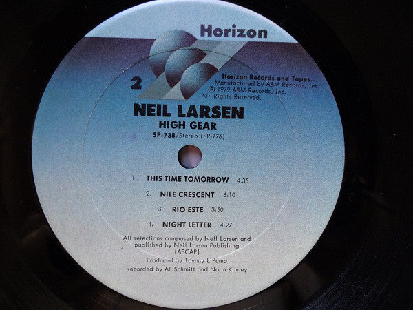 Neil Larsen : High Gear (LP, Album, Ter)