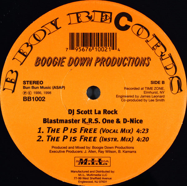 Boogie Down Productions : South Bronx / The P Is Free (12", RE)