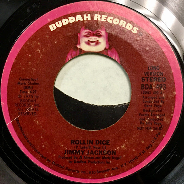 Jimmy Jackson : Rollin Dice (7", Promo, Styrene)