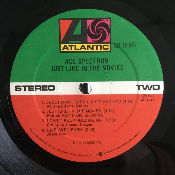 Ace Spectrum : Just Like In The Movies (LP, Album, PR )