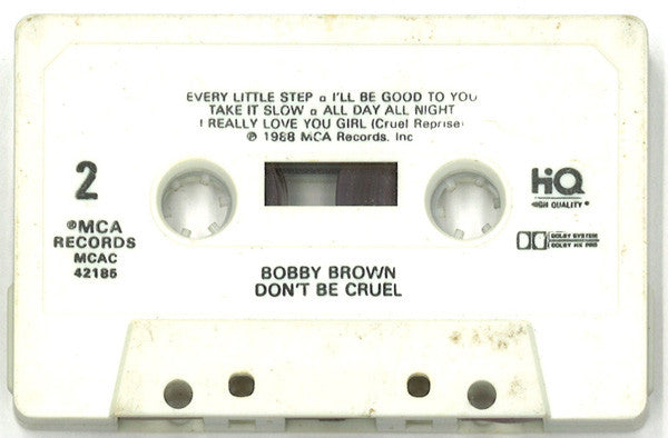 Bobby Brown : Don't Be Cruel (Cass, Album, Whi)