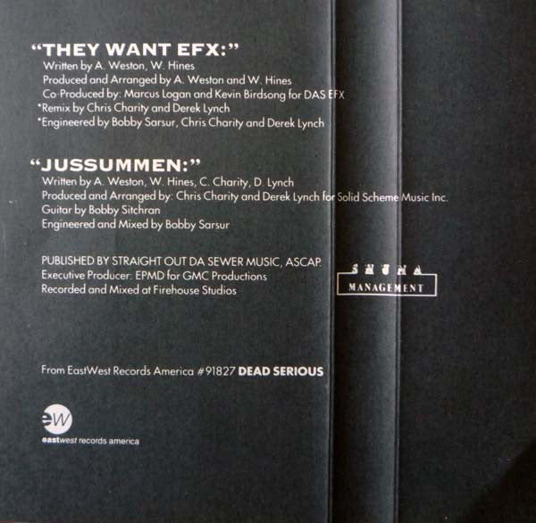 Das EFX : They Want EFX (Cass, Maxi, SR,)