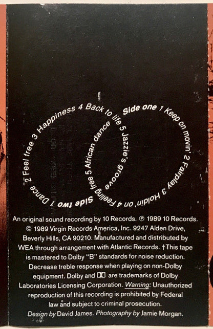 Soul II Soul : Keep On Movin' (Cass, Album, SR,)