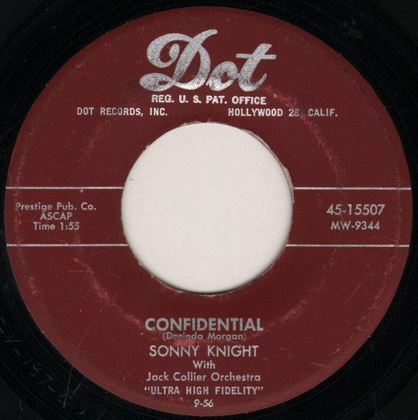 Sonny Knight : Confidential (7", Single)