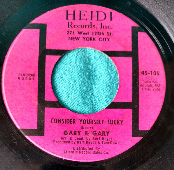 Gary & Gary : The Soft, Easy Life / Consider Yourself Lucky (7", Single)