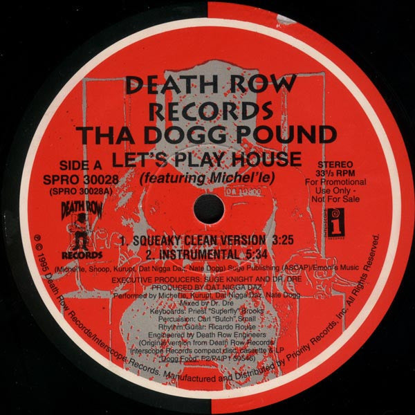 Tha Dogg Pound : Let's Play House (12", Single, Promo)