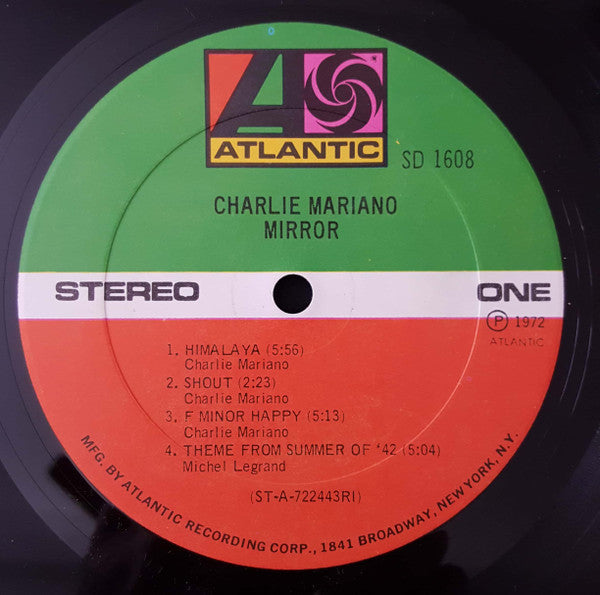 Charlie Mariano : Mirror (LP, Album, RI)