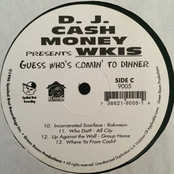 DJ Cash Money : Guess Who's Comin' To Dinner (2xLP)