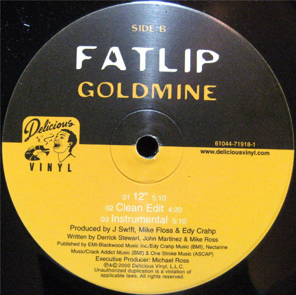 Fatlip* : What's Up Fatlip? / Goldmine (12")