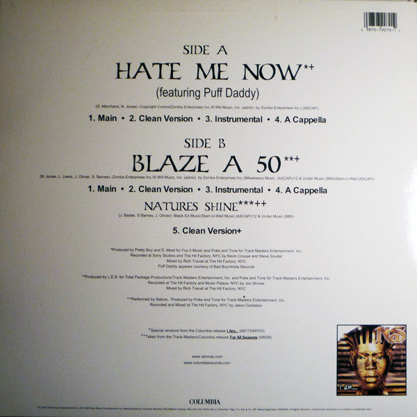 Nas : Hate Me Now (12")