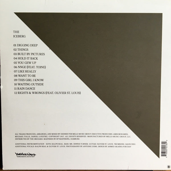 Oddisee : The Iceberg (LP, Blu)
