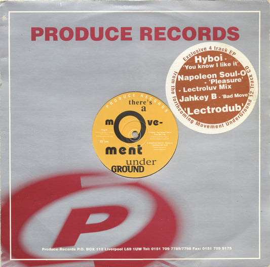 Various : There's A Movement Underground (12", EP)