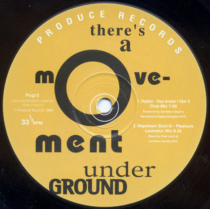 Various : There's A Movement Underground (12", EP)