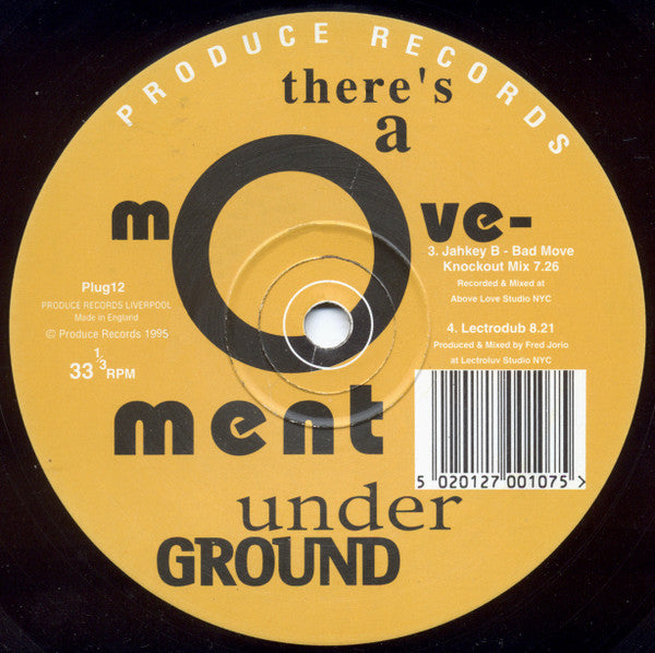 Various : There's A Movement Underground (12", EP)