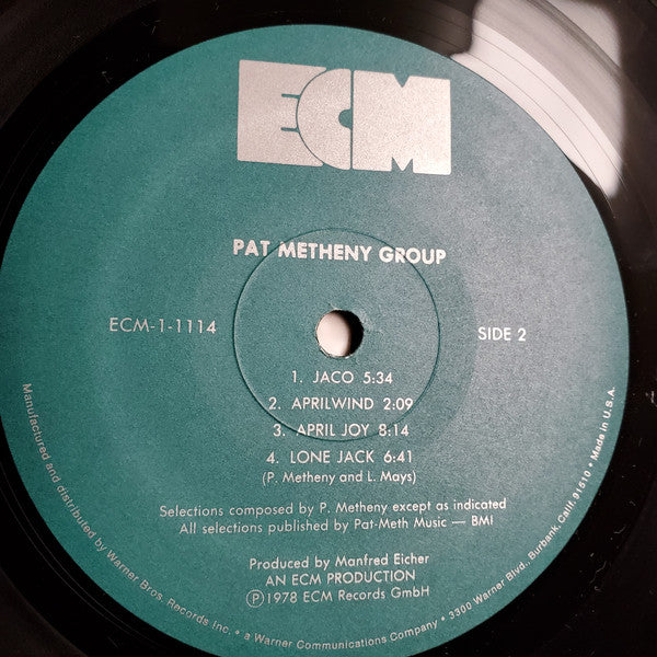 Pat Metheny Group : Pat Metheny Group (LP, Album)