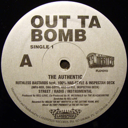 Ruthless Bastards : The Authentic / Misery, Pain & Hunger (12")