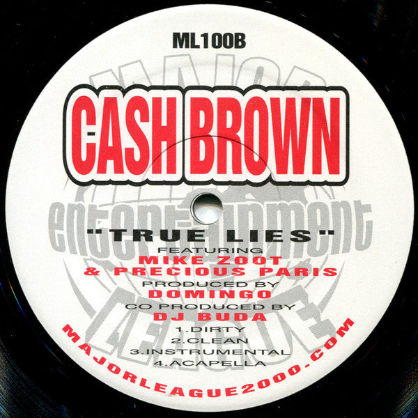 Cash Brown : Pay Me / True Lies (12")