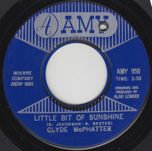 Clyde McPhatter : Little Bit Of Sunshine (7", Sty)