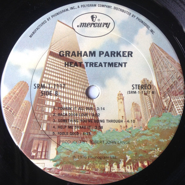 Graham Parker And The Rumour : Heat Treatment (LP, Album, Pit)