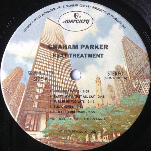 Graham Parker And The Rumour : Heat Treatment (LP, Album, Pit)