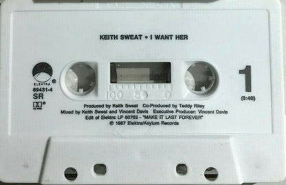 Keith Sweat : I Want Her (Cass, Single)