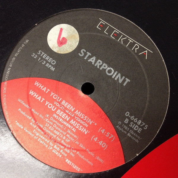 Starpoint : What You Been Missin' (12")