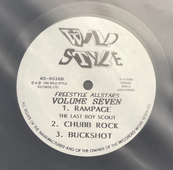 Various : Freestyle Allstars - Volume Seven (12")