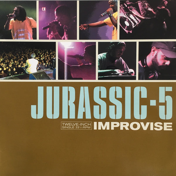 Jurassic 5 : Improvise (12", Single)