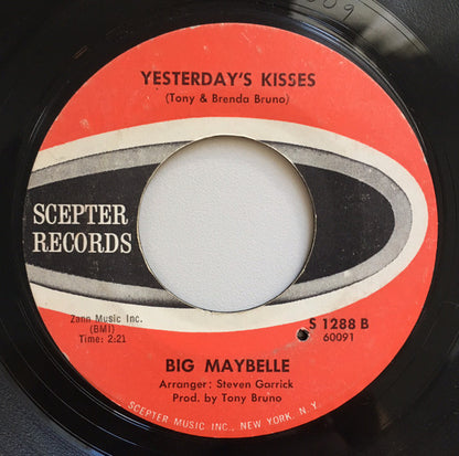 Big Maybelle : I Don't Want To Cry (7", Single, Styrene)