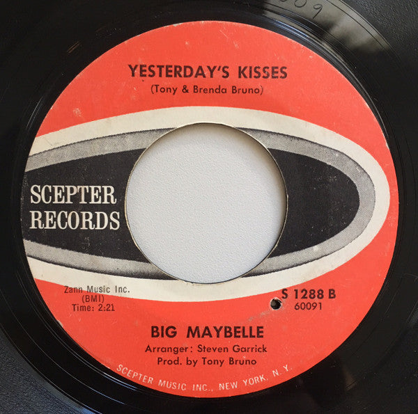 Big Maybelle : I Don't Want To Cry (7", Single, Styrene)
