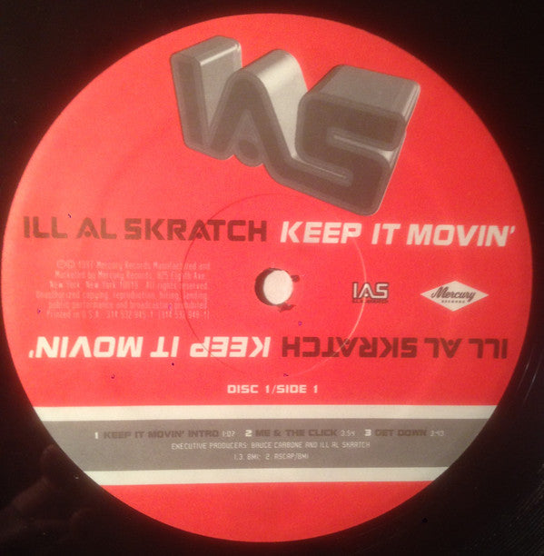 Ill Al Skratch : Keep It Movin' (2xLP, Album)