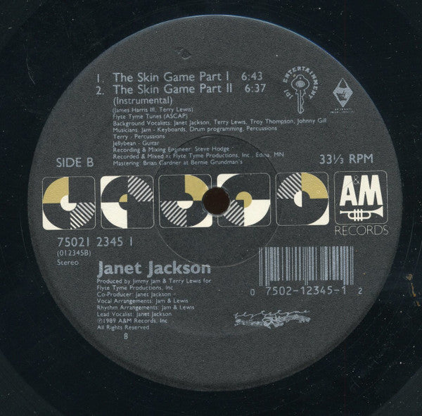 Janet Jackson : Come Back To Me (12", Maxi)