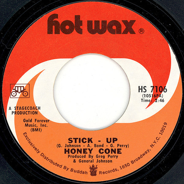 Honey Cone : Stick - Up / V.I.P.  (7", Single, Styrene, Pit)