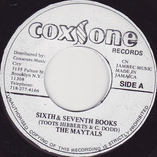 The Maytals : Sixth & Seventh Books / My Destination (7", RE)