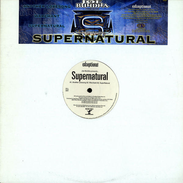 Joe Buhdha Presents Supernatural (2) : Another Lovesong (12")