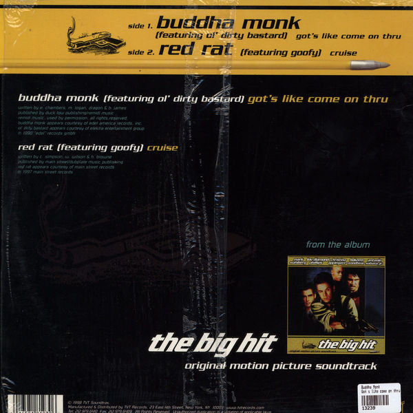 Buddha Monk / Red Rat : Got's Like Come On Thru / Cruise (12")