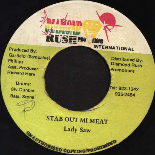 Lady Saw : Stab Out Mi Meat (12")