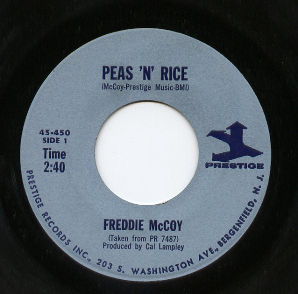 Freddie McCoy : Peas 'N' Rice (7")