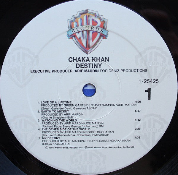 Chaka Khan : Destiny (LP, Album, SRC)