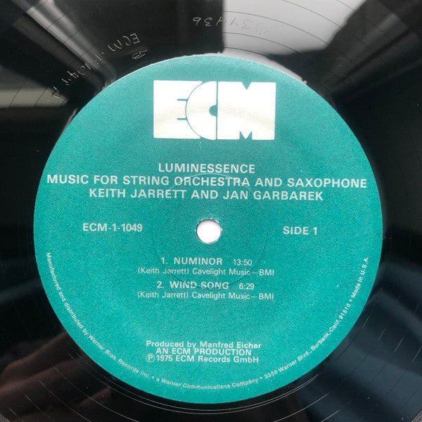 Keith Jarrett, Jan Garbarek : Luminessence (LP)