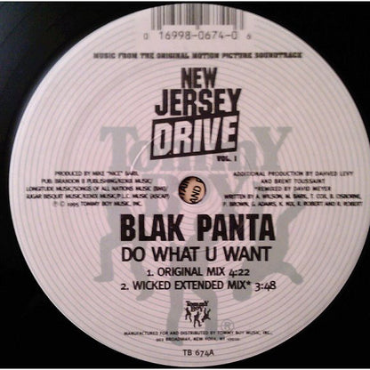 Blak Panta : Do What U Want (12")