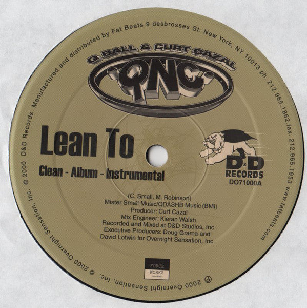 QNC* : Lean To / That Real Live (12")