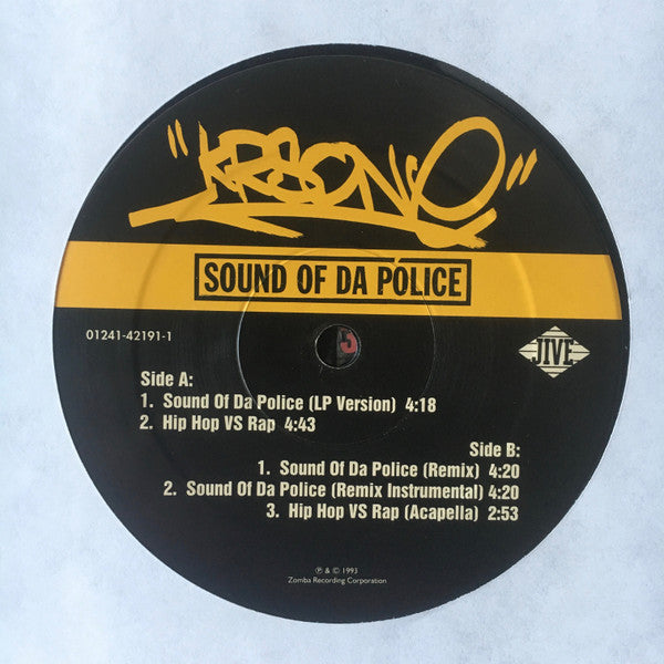KRS-One : Sound Of Da Police (12", Maxi)