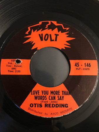 Buy Otis Redding : I Love You More Than Words Can Say (7