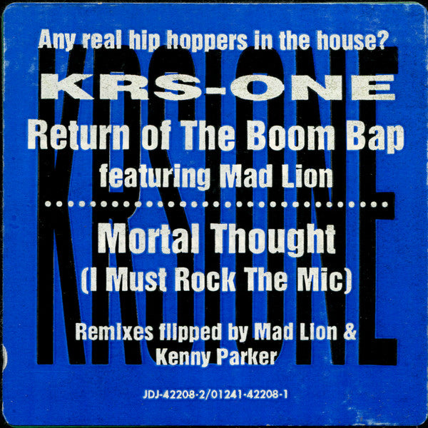 KRS-One : Return Of The Boom Bap / Mortal Thought (12")