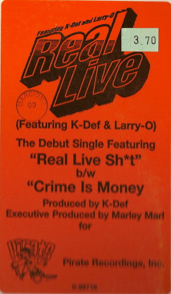 Real Live Featuring K-Def & Larry-O : Real Live Sh*t (12", Promo)